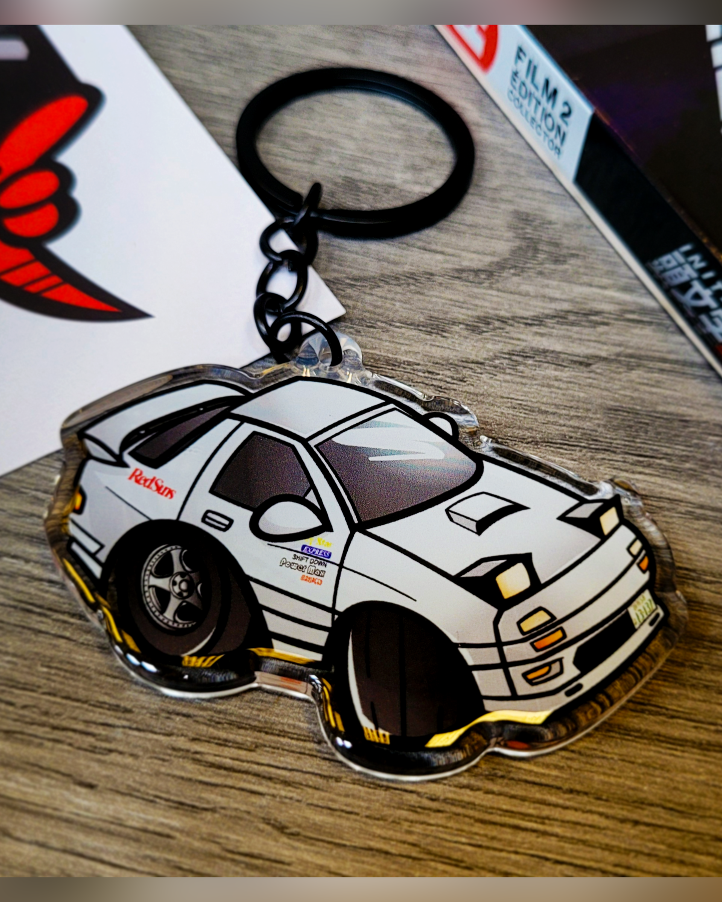 Porte-clés "Initial K" RX7 FC