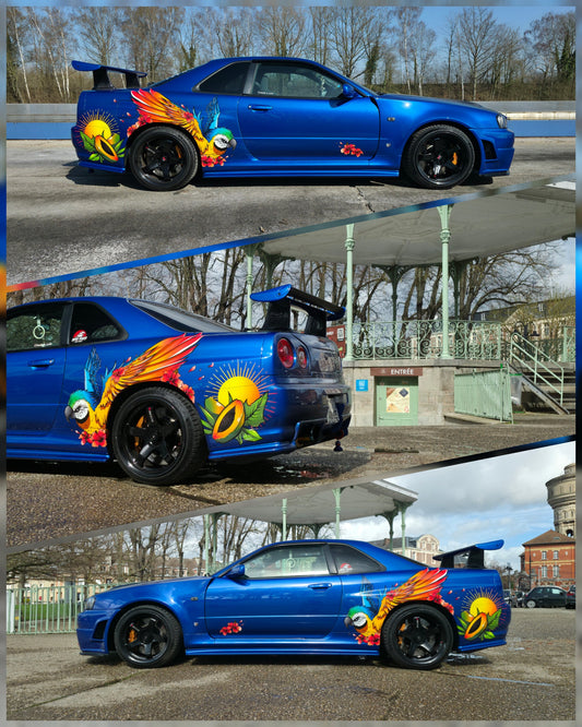 Skyline R34 GT-R V-Spec 🦜