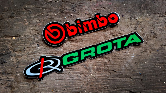 Pack de 2 stickers "Bimbo/Grota"
