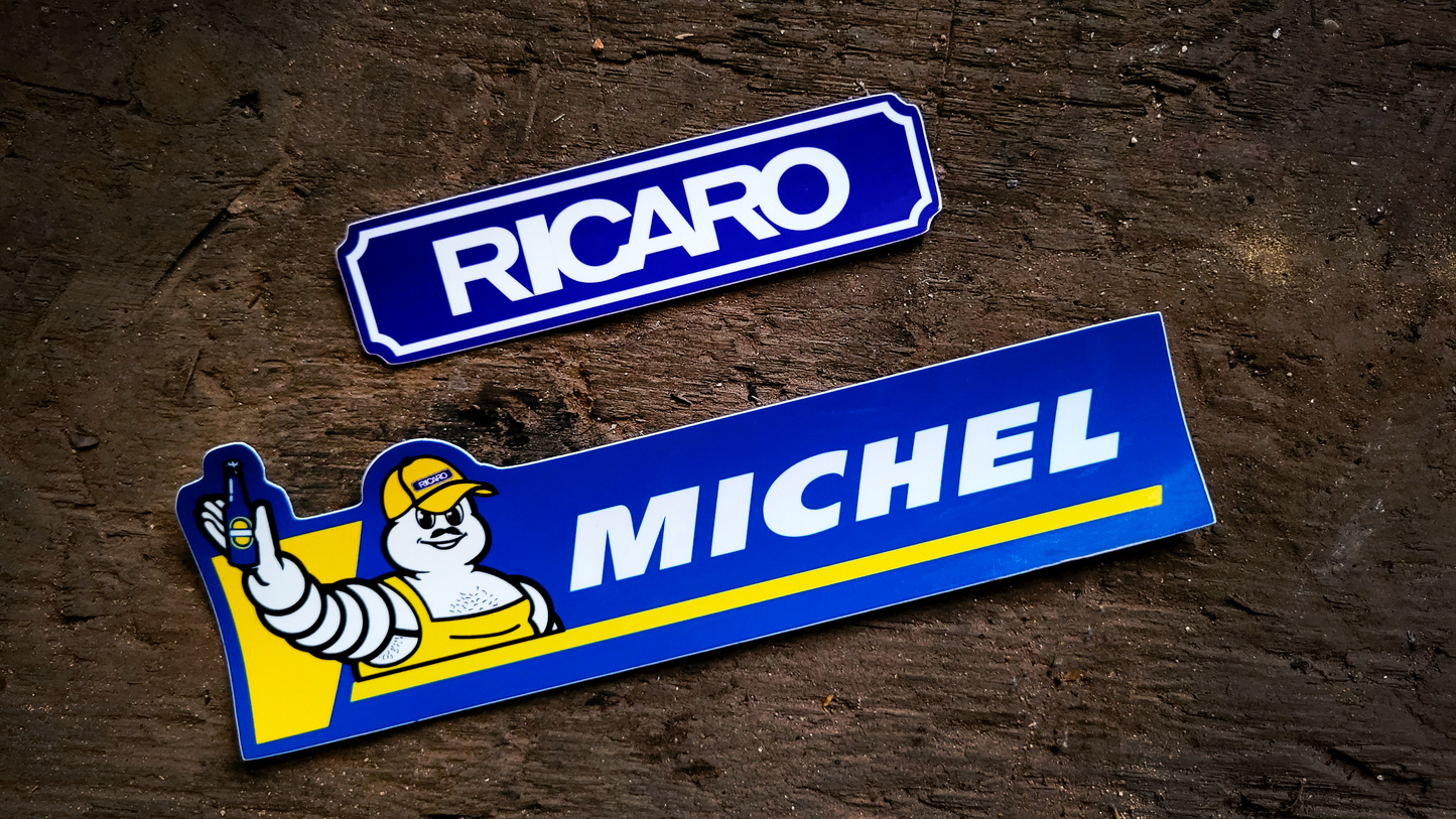 Pack de 2 stickers "Fueled by l'apéro"